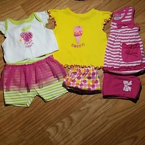 Swiggles 4pc (3-6M) Diva 2pc Outfit Bundle